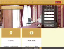 Tablet Screenshot of hotelbelleartivenice.com